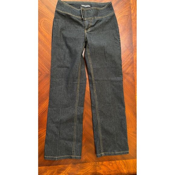 Bisou Bisou women's Dark Blue Jeans Sz 4‎ Permanent Seam - Picture 1 of 11